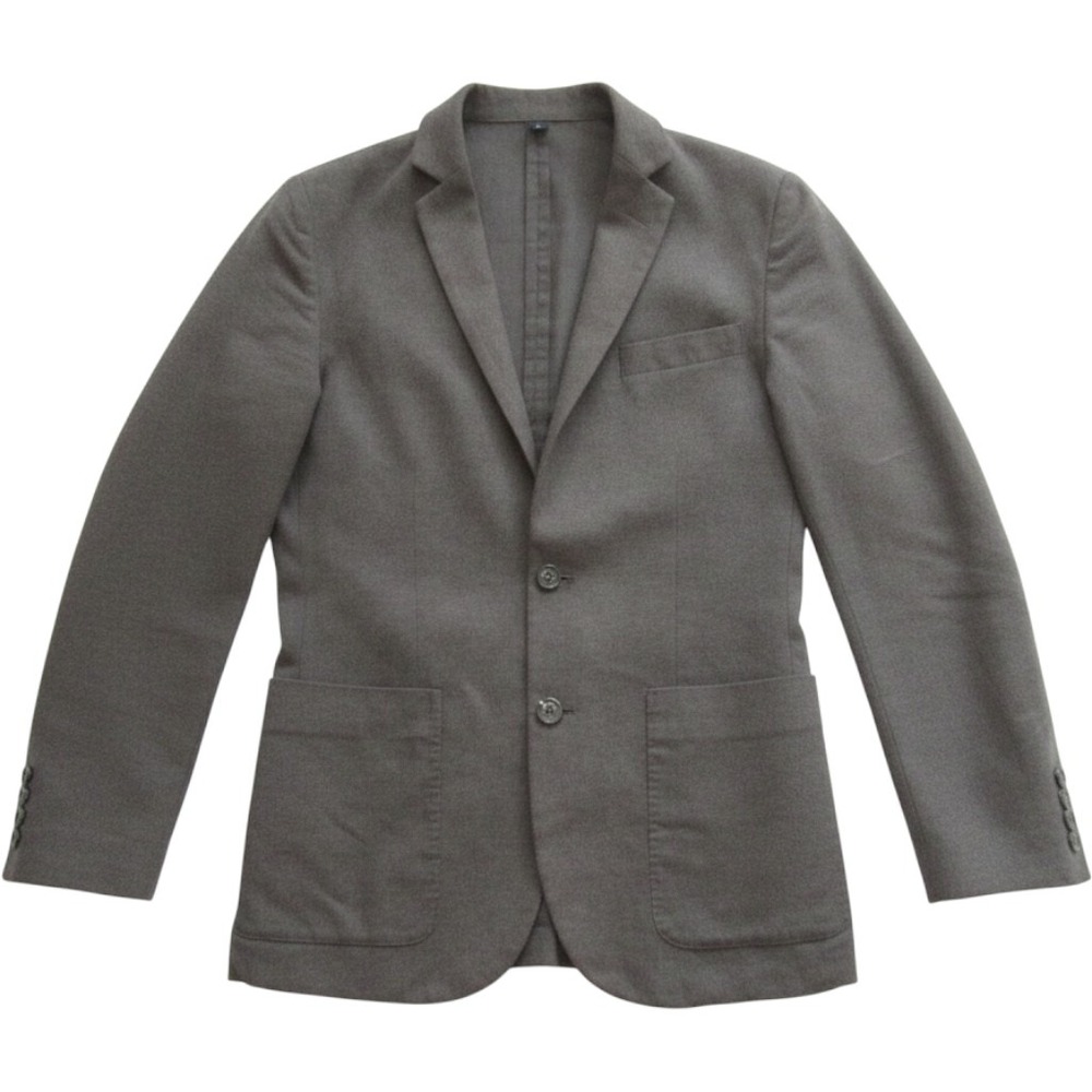 J.Crew Thompson Blazer Mens 38R Charcoal Grey Unstructured Cotton (MJ123)